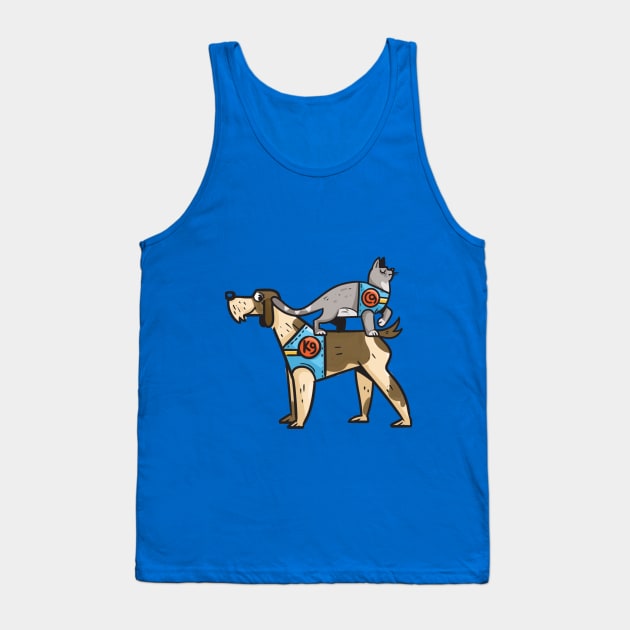 CatNine Terrier Tank Top by Komigato